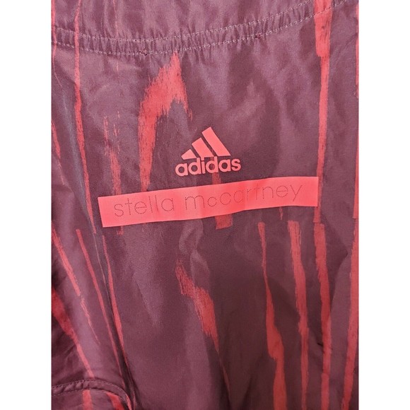 ADIDAS Stella McCartney Run Nylon Active Top Women's Size 36 Small Wine Red - Picture 7 of 9